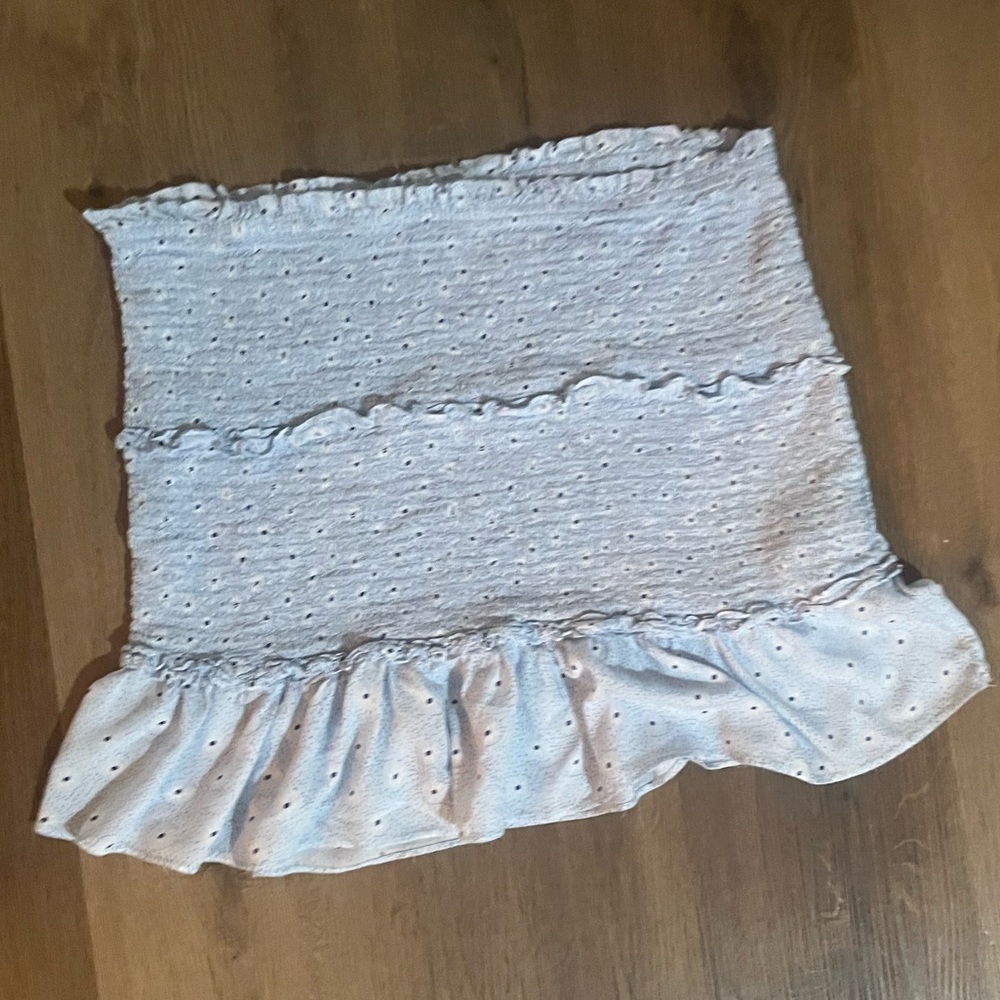 Urban Outfitters Light Blue Textured Top